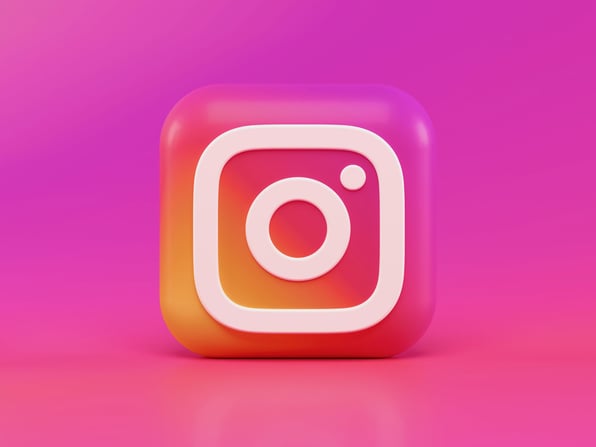 instagram  3d icon concept by alexander shatov