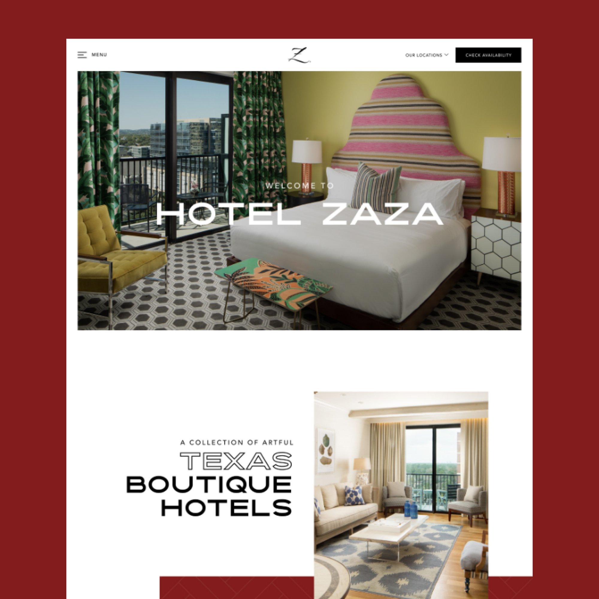 hotel-zaza-website-design