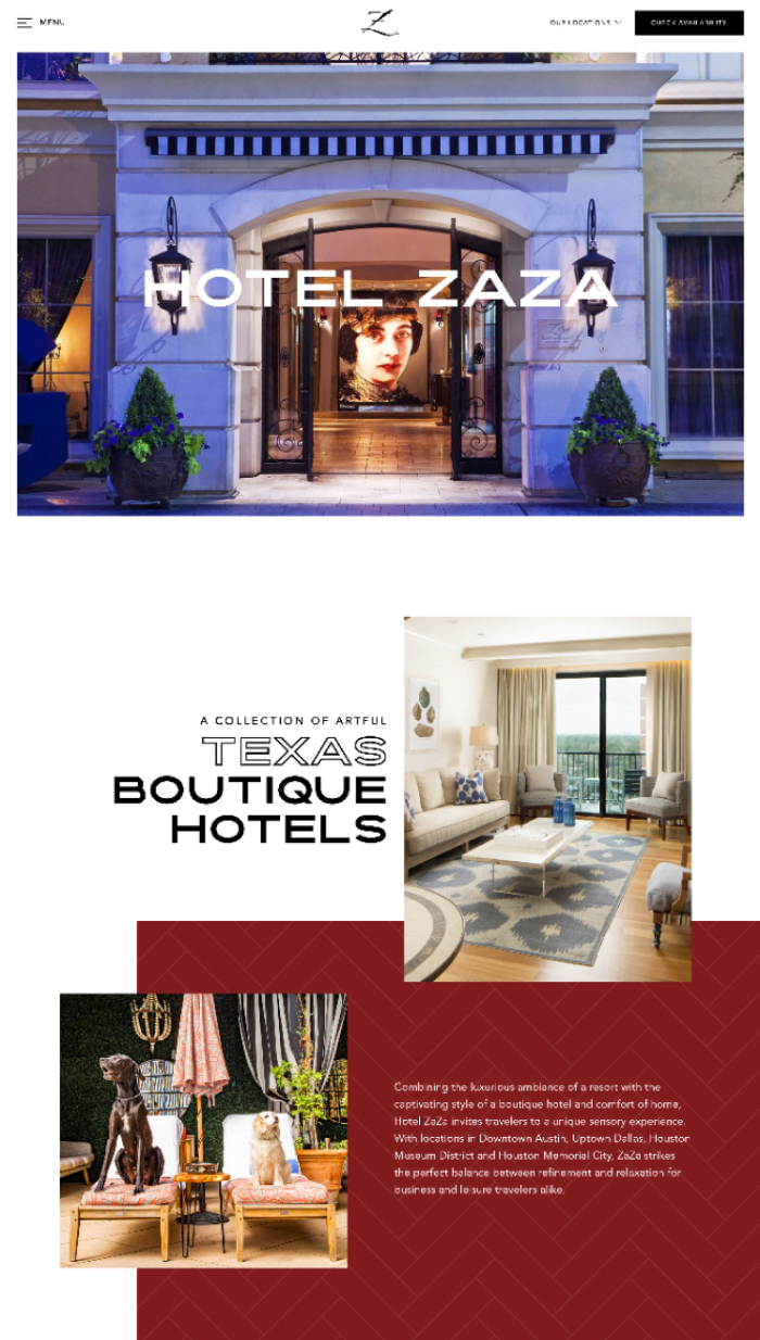 zaza-hotels-website-design-by-gourmet-marketing